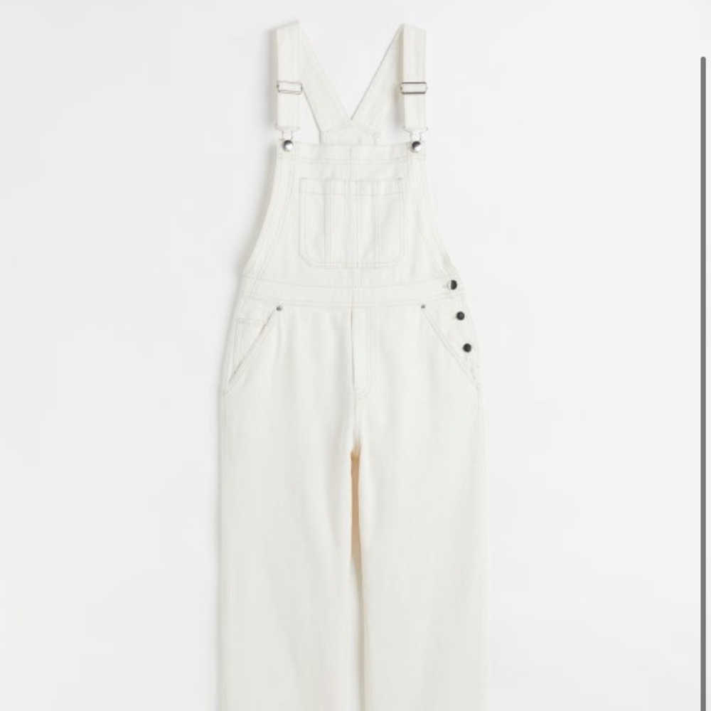 H&M white overalls